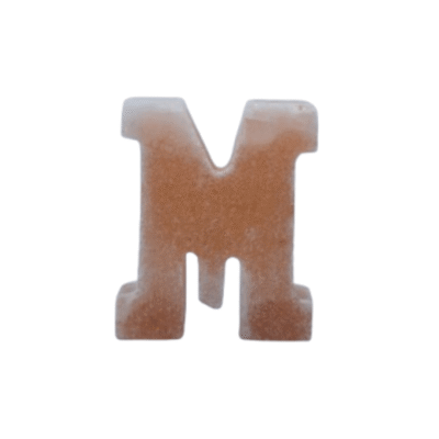 Himalayan Salt Alphabet M