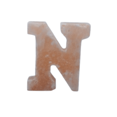 Himalayan Salt Alphabet N