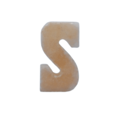 Himalayan Salt Alphabet S