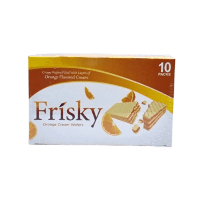 Inovative Frisky Orange Cream Wafers (10 Packs)