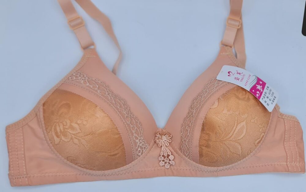 Soft Foam Padded Bra peach-size 40 & 36