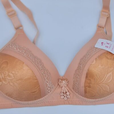 Soft Foam Padded Bra peach-size 40 & 36